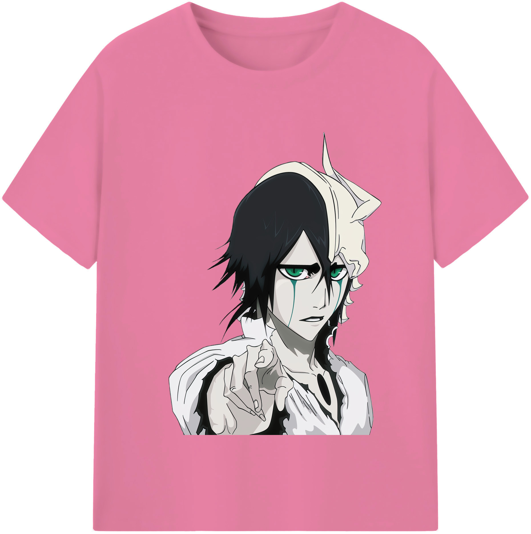 （画像用） ブリーチ ウルキオラ·シファー BLEACH Ulquiorra cifer 綿100％半袖Tシャツ（フロントプリント）